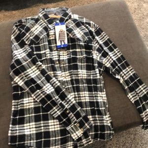 Women’s Black and White Flannel